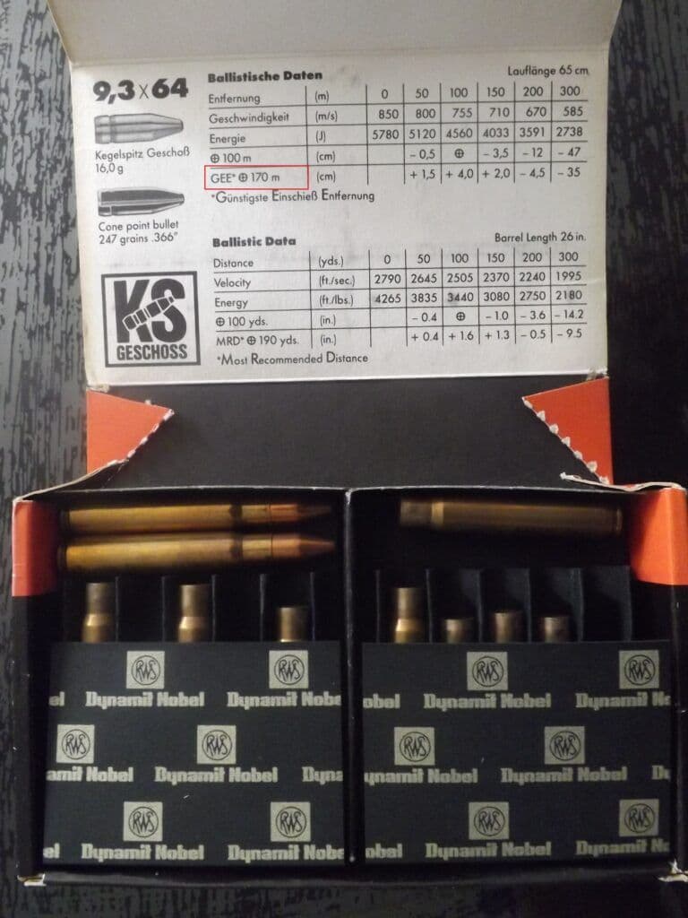 Exemple 9.3x64 RWS