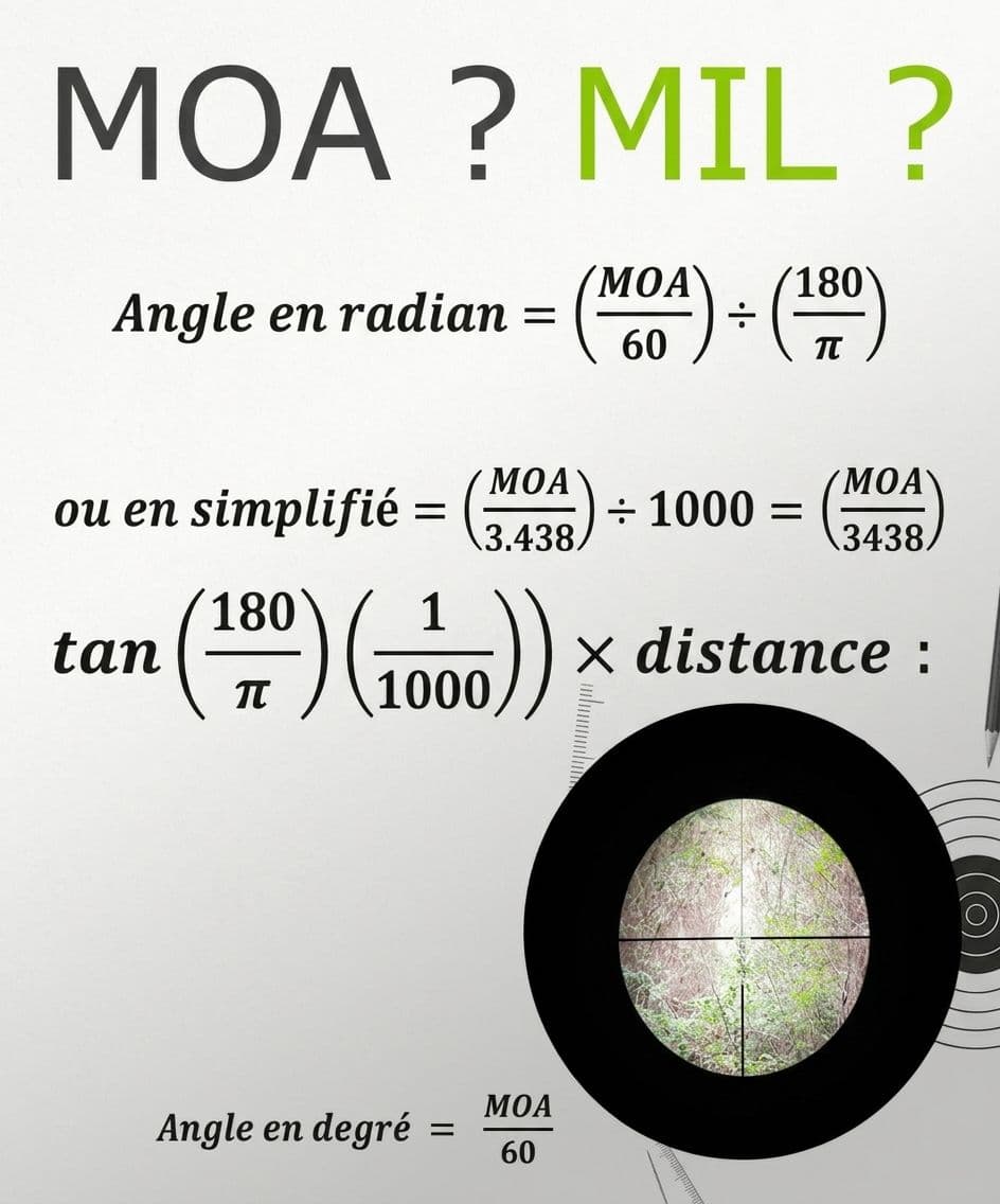 Article de blog : Balistique - Le MOA et le MIL